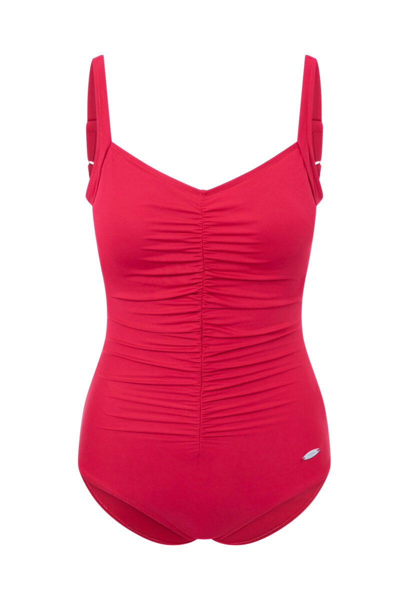 Susa, "Classic Red" Post Mastectomy Swimsuit